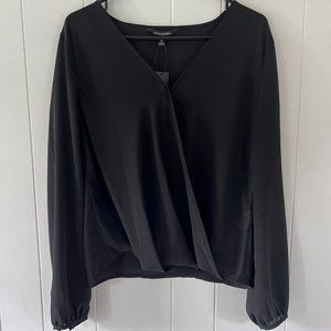 Banana Republic Sheer Long Sleeve Blouse